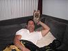 Let's see those macho men with our fur babies....-daddy-lexi-couch.jpg